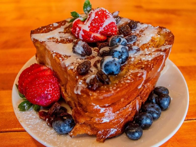 Mixed Berry French Toast at Sunrise Social