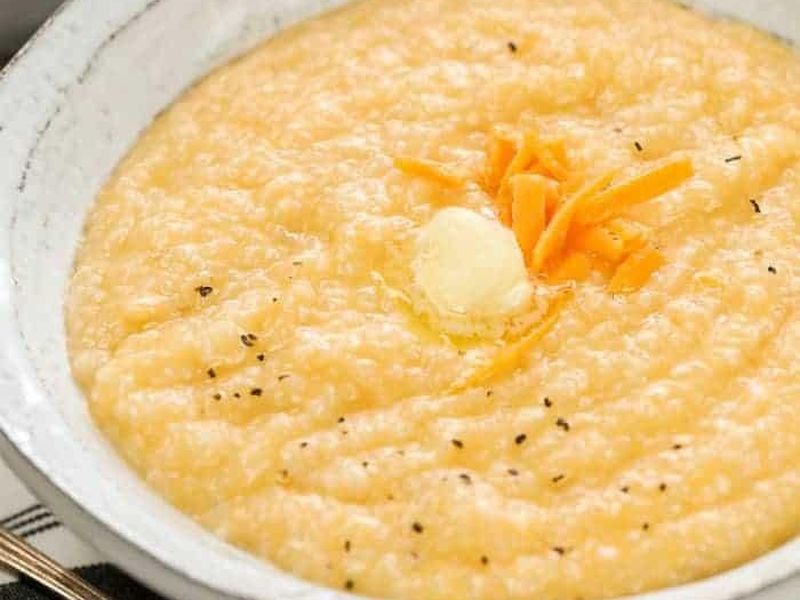 Salmon and Grits at Sunrise Social