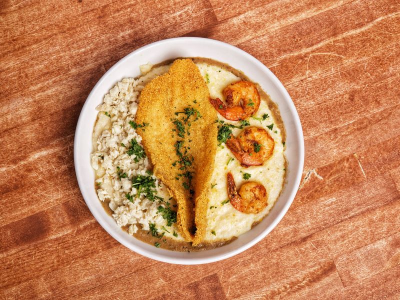 Shrimp and Grits at Sunrise Social
